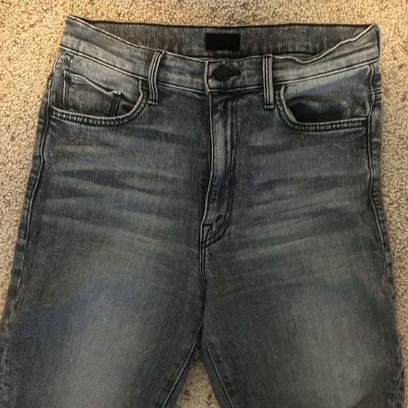 Mother Swooner Ankle Zip Jeans in Static s 27 - Picture 6 of 8